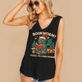 Book Dragon Christmas Reading For Fantasy Lovers Women's V-Neck Tank Top