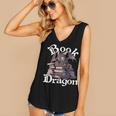 Book Dragon Book Lover Bookworm Book Reader Librarian Women's V-Neck Tank Top Book Dragon Book Lover Bookworm Book Reader Librarian Women's V-Neck Tank Top