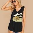 Book Frog Toad Vintage Book Frog Book Frog Reading Book Women's V-Neck Tank Top