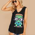 Book Lover Frankenstein's Monster With Reading Glasses Women's V-Neck Tank Top Book Lover Frankenstein's Monster With Reading Glasses Women's V-Neck Tank Top