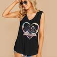 Book Lover Heart Shaped Reading Art Bookworm Women's V-Neck Tank Top Book Lover Heart Shaped Reading Art Bookworm Women's V-Neck Tank Top