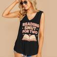 Book Lover Pregnancy Announcement Reveal Smut Women's V-Neck Tank Top Book Lover Pregnancy Announcement Reveal Smut Women's V-Neck Tank Top