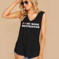 Book Lover Reading I Love My Book Boyfriends Women's V-Neck Tank Top Book Lover Reading I Love My Book Boyfriends Women's V-Neck Tank Top