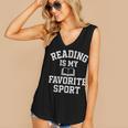 Book Lover Reading For Teachers Students Librarians Women's V-Neck Tank Top