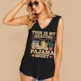 Book And Pajama This Is My Reading Pajama Bedtime Reading Women's V-Neck Tank Top