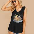 Book Shirt Frog Toad Fishing Vintage Book Frog Women's V-Neck Tank Top
