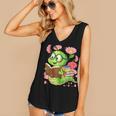 Book Worm Costume World Book Day Cute Kawaii Worm Reading Women's V-Neck Tank Top