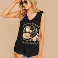 My Weekend Is All Booked Cozy Book Lover Reading Women's V-Neck Tank Top