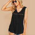 Books Coffee Women's V-Neck Tank Top