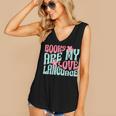 Books Are My Love Language Book Lover Reading Women's V-Neck Tank Top Books Are My Love Language Book Lover Reading Women's V-Neck Tank Top