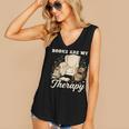 Books Are My Therapy Cozy Reading Chair Artwork Women's V-Neck Tank Top Books Are My Therapy Cozy Reading Chair Artwork Women's V-Neck Tank Top