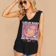 I Like My Books Spicy And My Coffee Icy Librarian Women's V-Neck Tank Top I Like My Books Spicy And My Coffee Icy Librarian Women's V-Neck Tank Top