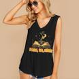 Books Tea Repeat Women's V-Neck Tank Top