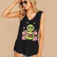 Bookworm Costume Kawaii Reading Worm For World Book Day Women's V-Neck Tank Top