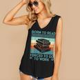 Born To Read Go Work Book Reading Librarian Men Women Women's V-Neck Tank Top Born To Read Go Work Book Reading Librarian Men Women Women's V-Neck Tank Top