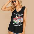 Christmas Book Lovers Naughty Or Nice Women's V-Neck Tank Top