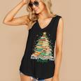 Christmas Books Make You Bright Librarian Teacher Book Lover Women's V-Neck Tank Top Christmas Books Make You Bright Librarian Teacher Book Lover Women's V-Neck Tank Top