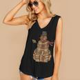 Christmas Snowman Made Of Books Holiday Reading Xmas Women's V-Neck Tank Top Christmas Snowman Made Of Books Holiday Reading Xmas Women's V-Neck Tank Top