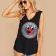 Clifford The Big Red Dog Round Distressed Logo Kids Books Women's V-Neck Tank Top