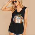 I Closed My Book To Be Here Fall Pumpkin Women's V-Neck Tank Top I Closed My Book To Be Here Fall Pumpkin Women's V-Neck Tank Top