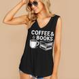 Coffee & Books Women's V-Neck Tank Top