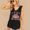 All The-Cool Kids Are Reading Book Lover Librarian Bookworm Women's V-Neck Tank Top All The-Cool Kids Are Reading Book Lover Librarian Bookworm Women's V-Neck Tank Top
