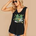 Coquette Bow Books St Patrick's Shamrock Bookworm Librarian Women's V-Neck Tank Top Coquette Bow Books St Patrick's Shamrock Bookworm Librarian Women's V-Neck Tank Top
