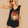Cute Christmas Books Gingerbread Xmas Book Lover Teacher Women's V-Neck Tank Top Cute Christmas Books Gingerbread Xmas Book Lover Teacher Women's V-Neck Tank Top