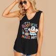 Cute Ghost Book Halloween Spooky Boo School Art Teacher Women's V-Neck Tank Top Cute Ghost Book Halloween Spooky Boo School Art Teacher Women's V-Neck Tank Top