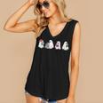 Cute Ghosts Reading Books Lover Spooky Season Halloween Women's V-Neck Tank Top