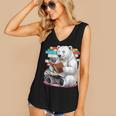 Cute Polar Bear Is Reading a Book Reading Polar Bear Women's V-Neck Tank Top Cute Polar Bear Is Reading a Book Reading Polar Bear Women's V-Neck Tank Top