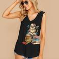 Cute Reading Chicken With Glasses Books Bookworm Reader Book Women's V-Neck Tank Top Cute Reading Chicken With Glasses Books Bookworm Reader Book Women's V-Neck Tank Top