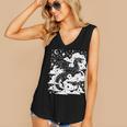 Dark Academia Fantasy Dragon Book Lover Bookish Goblincore Women's V-Neck Tank Top Dark Academia Fantasy Dragon Book Lover Bookish Goblincore Women's V-Neck Tank Top