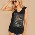Dark Romance Reader Vintage Floral Book Lover Women's V-Neck Tank Top Dark Romance Reader Vintage Floral Book Lover Women's V-Neck Tank Top