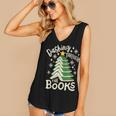 Dashing Through The Books Christmas Book Lovers Men Women Women's V-Neck Tank Top Dashing Through The Books Christmas Book Lovers Men Women Women's V-Neck Tank Top