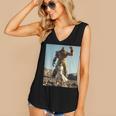 David And Goliath Bible Book Of Samuel King David Women's V-Neck Tank Top