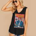 Dead Roast Coffee Comic Book Cover Style Skeleton Barista Women's V-Neck Tank Top Dead Roast Coffee Comic Book Cover Style Skeleton Barista Women's V-Neck Tank Top