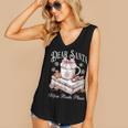 Dear Santa More Book Please Christmas Reading Book Librarian Women's V-Neck Tank Top Dear Santa More Book Please Christmas Reading Book Librarian Women's V-Neck Tank Top