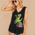 Dino Reading Read Reading Librarian Book Men Boys Kids Women's V-Neck Tank Top Dino Reading Read Reading Librarian Book Men Boys Kids Women's V-Neck Tank Top