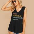 Don't Fahrenheit The Books Women's V-Neck Tank Top