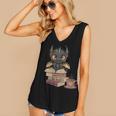 Dragon Read Books Be Kind Stay Weird Book Lover Women's V-Neck Tank Top