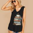 Drink Coffee Read Books Be Happy Caffeine Espresso Women's V-Neck Tank Top Drink Coffee Read Books Be Happy Caffeine Espresso Women's V-Neck Tank Top