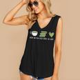 Drink Matcha Read Books Be Happy Book Lover Matcha Tea Lover Women's V-Neck Tank Top