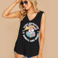 Easily Distracted By Rabbits And Books Reading Women's V-Neck Tank Top