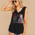 Eat Sleep Read Repeat Unicorn Read Book Reading Lovers Kids Women's V-Neck Tank Top