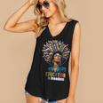 Education Is Freedom History Month Teacher Books Afro For Men Women Women's V-Neck Tank Top Education Is Freedom History Month Teacher Books Afro For Men Women Women's V-Neck Tank Top