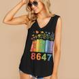 Equal Rights Book Flower Resist 86 47 Feminist Women Rights Women's V-Neck Tank Top