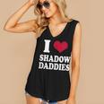 Fantasy Romantasy Book Lover I Love Heart Shadow Daddies Women's V-Neck Tank Top