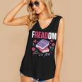 Freadom Anti Ban Books Freedom To Read Book Reading Women's V-Neck Tank Top