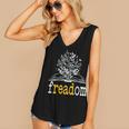 Freadom Freedom Read Banned Books Librarians Women's V-Neck Tank Top Freadom Freedom Read Banned Books Librarians Women's V-Neck Tank Top